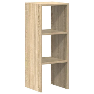 vidaXL Bookcase Stackable Sonoma Oak 30x30x80 cm Engineered Wood