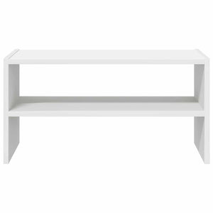 vidaXL Shoe Rack Stackable White 60x30x30.5 cm