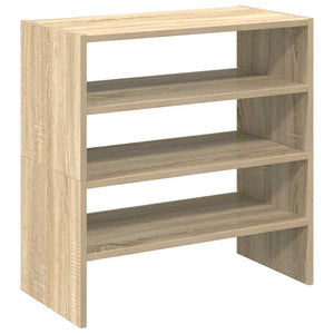 vidaXL Shoe Racks 2 pcs Stackable Sonoma Oak 60x30x30.5 cm