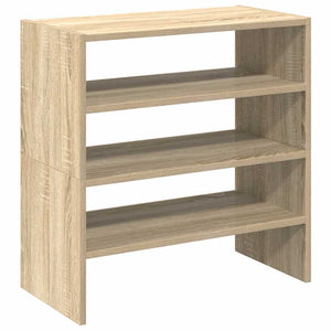 vidaXL Shoe Racks 2 pcs Stackable Sonoma Oak 60x30x30.5 cm