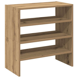 vidaXL Shoe Racks 2 pcs Stackable Artisan Oak 60x30x30.5 cm