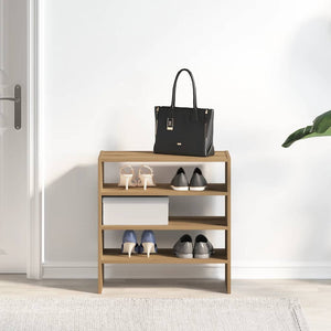 vidaXL Shoe Racks 2 pcs Stackable Artisan Oak 60x30x30.5 cm