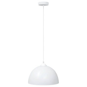 vidaXL Pendant Lamps 2 pcs Height Adjustable E27 White Ø 30 cm Metal