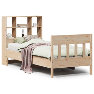 vidaXL Bed Frame without Mattress 100x200 cm Solid Wood Pine