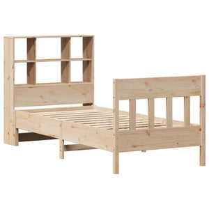 vidaXL Bed Frame without Mattress 100x200 cm Solid Wood Pine