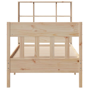 vidaXL Bed Frame without Mattress 100x200 cm Solid Wood Pine