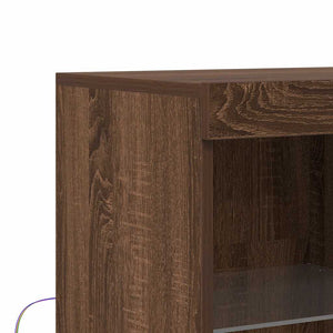 vidaXL Sideboard Brown Oak 81x37x100 cm Engineered Wood