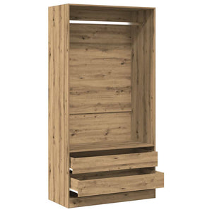 vidaXL Wardrobe Artisan Oak 100x50x200 cm Engineered Wood