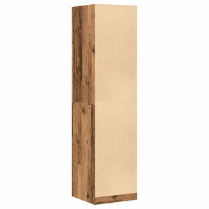 vidaXL Wardrobe Old Wood 50x50x200 cm Engineered Wood