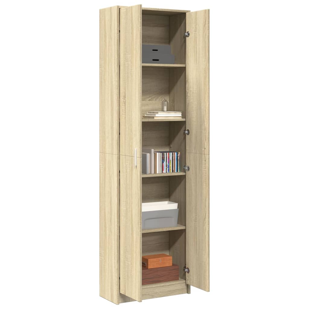 vidaXL Hallway Wardrobe Sonoma Oak 55x25x189 cm Engineered Wood