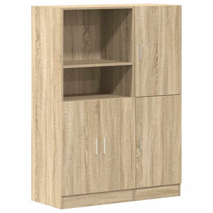 vidaXL 2 Piece Kitchen Cabinet Set Sonoma Oak Engineered Wood