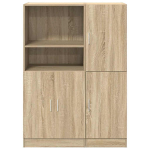 vidaXL 2 Piece Kitchen Cabinet Set Sonoma Oak Engineered Wood