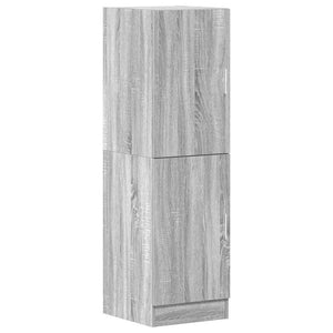 vidaXL 2 Piece Kitchen Cabinet Set Grey Sonoma Engineered Wood