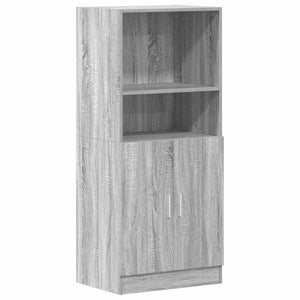 vidaXL 2 Piece Kitchen Cabinet Set Grey Sonoma Engineered Wood