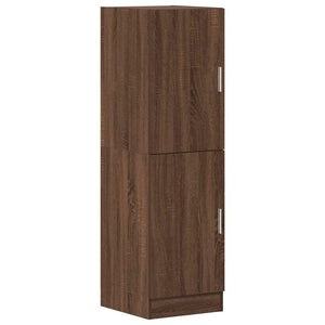 vidaXL 2 Piece Kitchen Cabinet Set Brown Oak Engineered Wood