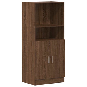 vidaXL 2 Piece Kitchen Cabinet Set Brown Oak Engineered Wood