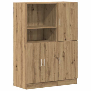 vidaXL 2 Piece Kitchen Cabinet Set Artisian Oak Engineered Wood