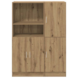 vidaXL 2 Piece Kitchen Cabinet Set Artisian Oak Engineered Wood