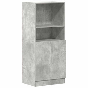 vidaXL 3 Piece Kitchen Cabinet Set Concrete Grey Engineered Wood