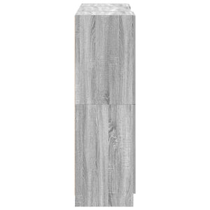 vidaXL 3 Piece Kitchen Cabinet Set Grey Sonoma Engineered Wood