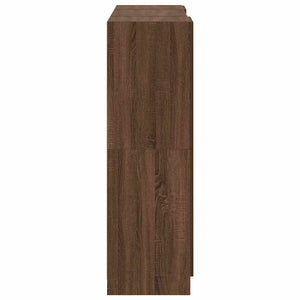 vidaXL 3 Piece Kitchen Cabinet Set Brown Oak Engineered Wood