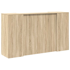 vidaXL Reception Desk Sonoma Oak 180x50x103.5 cm Engineered Wood