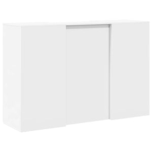 vidaXL Reception Desk White 155x50x103.5 cm Engineered Wood