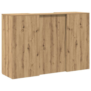 vidaXL Reception Desk Artisan Oak 155x50x103.5 cm Engineered Wood