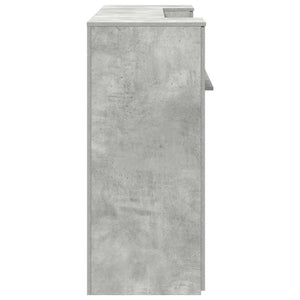 vidaXL Reception Desk Concrete Grey 180x50x103.5 cm Engineered Wood