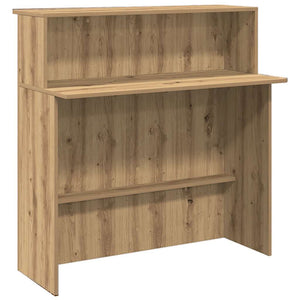 vidaXL Reception Desk Artisan Oak 180x50x103.5 cm Engineered Wood