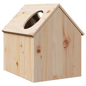 vidaXL Cat House 41x50x50 cm Solid Wood Pine