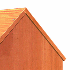 vidaXL Cat House Wax Brown 41x50x50 cm Solid Wood Pine