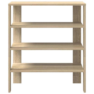 vidaXL Shoe Rack Sonoma Oak 61x32x70 cm Engineered Wood