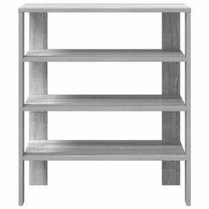 vidaXL Shoe Rack Grey Sonoma 61x32x70 cm Engineered Wood