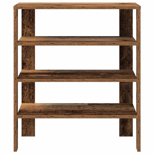 vidaXL Shoe Rack Old Wood 61x32x70 cm Engineered Wood