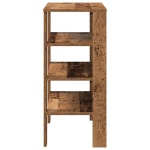 vidaXL Shoe Rack Old Wood 61x32x70 cm Engineered Wood