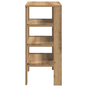 vidaXL Shoe Rack Artisan Oak 61x32x70 cm Engineered Wood