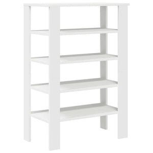 vidaXL Shoe Rack White 61x32x87.5 cm Engineered Wood