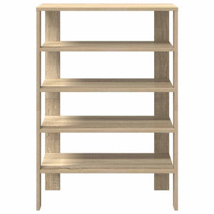 vidaXL Shoe Rack Sonoma Oak 61x32x87.5 cm Engineered Wood