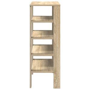 vidaXL Shoe Rack Sonoma Oak 61x32x87.5 cm Engineered Wood