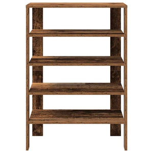 vidaXL Shoe Rack Old Wood 61x32x87.5 cm Engineered Wood