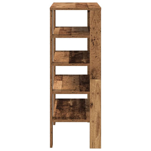 vidaXL Shoe Rack Old Wood 61x32x87.5 cm Engineered Wood