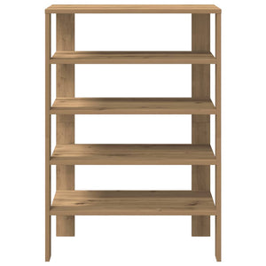 vidaXL Shoe Rack Artisan Oak 61x32x87.5 cm Engineered Wood