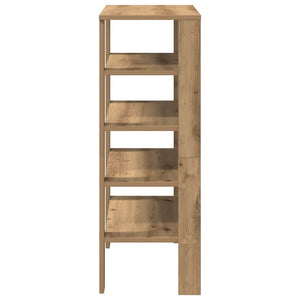 vidaXL Shoe Rack Artisan Oak 61x32x87.5 cm Engineered Wood