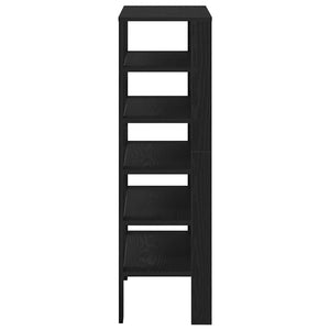 vidaXL Shoe Rack Black 61x32x105 cm Engineered Wood