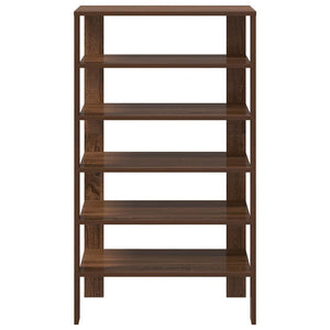 vidaXL Shoe Rack Brown Oak 61x32x105 cm Engineered Wood