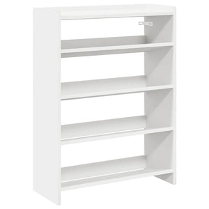 vidaXL Shoe Rack White 80x25x61.5 cm Engineered Wood