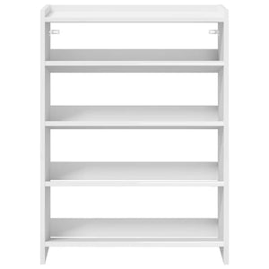 vidaXL Shoe Rack White 80x25x61.5 cm Engineered Wood