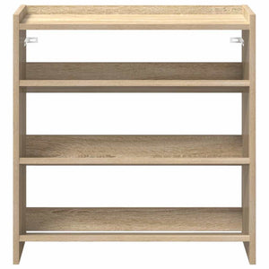 vidaXL Shoe Rack Sonoma Oak 60x25x62 cm Engineered Wood