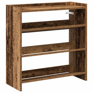 vidaXL Shoe Rack Old Wood 60x25x62 cm Engineered Wood